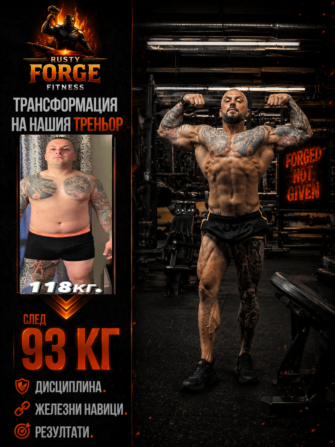 Coach's Transformation — Rusty Forge Fitness